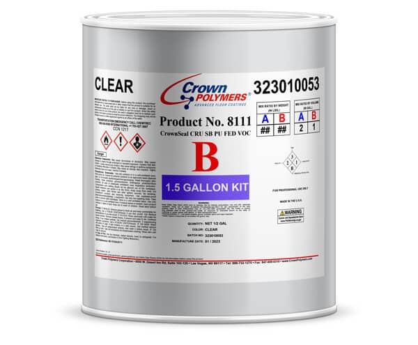 CrownSeal CRU SB PU FED VOC B - Product No. 8111 CrownSeal CRU SB PU FED VOC B - Product No. 8111